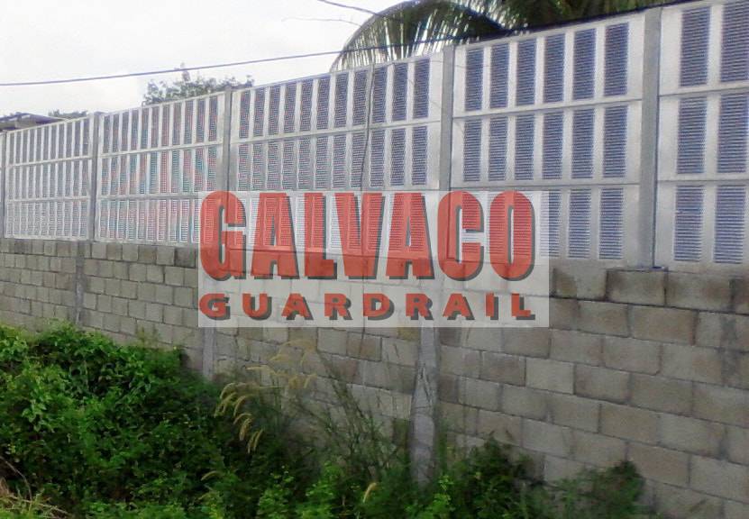 Guardrail Galvanized Combination Noise Barrier