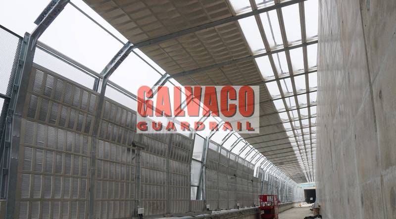 MRCB Metal Noise Barrier Guardrail